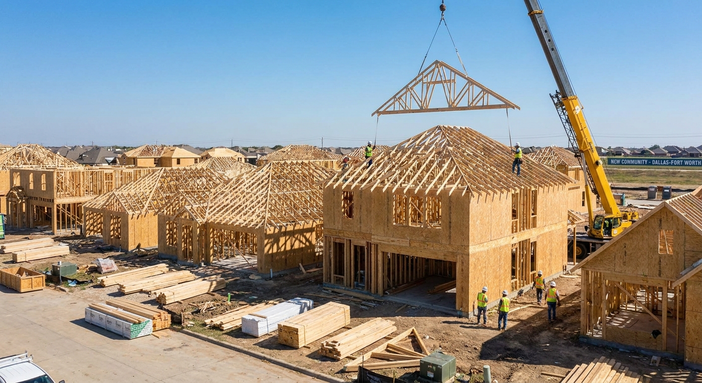 Roof Truss Planning for Large Residential Communities in Dallas-Fort Worth
