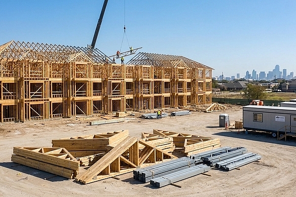 Choosing Roof Trusses for Apartment Projects in Dallas-Fort Worth