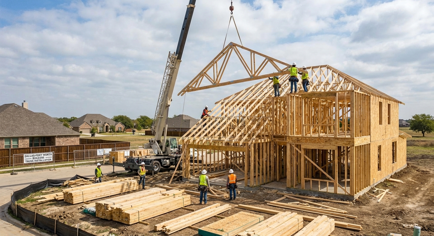 How Much Do Roof Trusses Cost in Dallas-Fort Worth Builds?