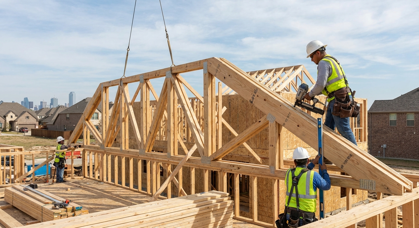 Roof Truss Design & Installation Mistakes Builders Avoid in Dallas–Fort Worth