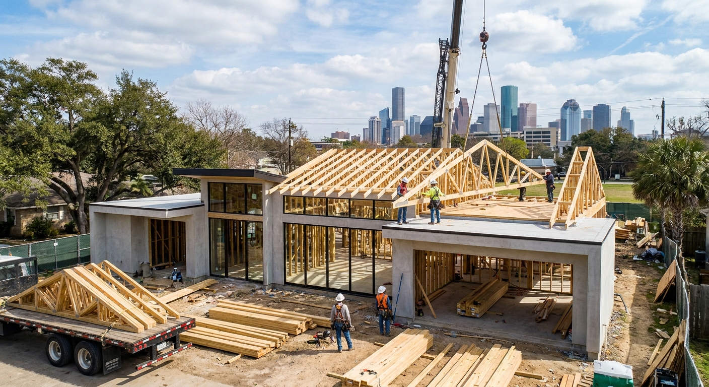 Are Roof Trusses in Houston Good for Modern Home Designs?