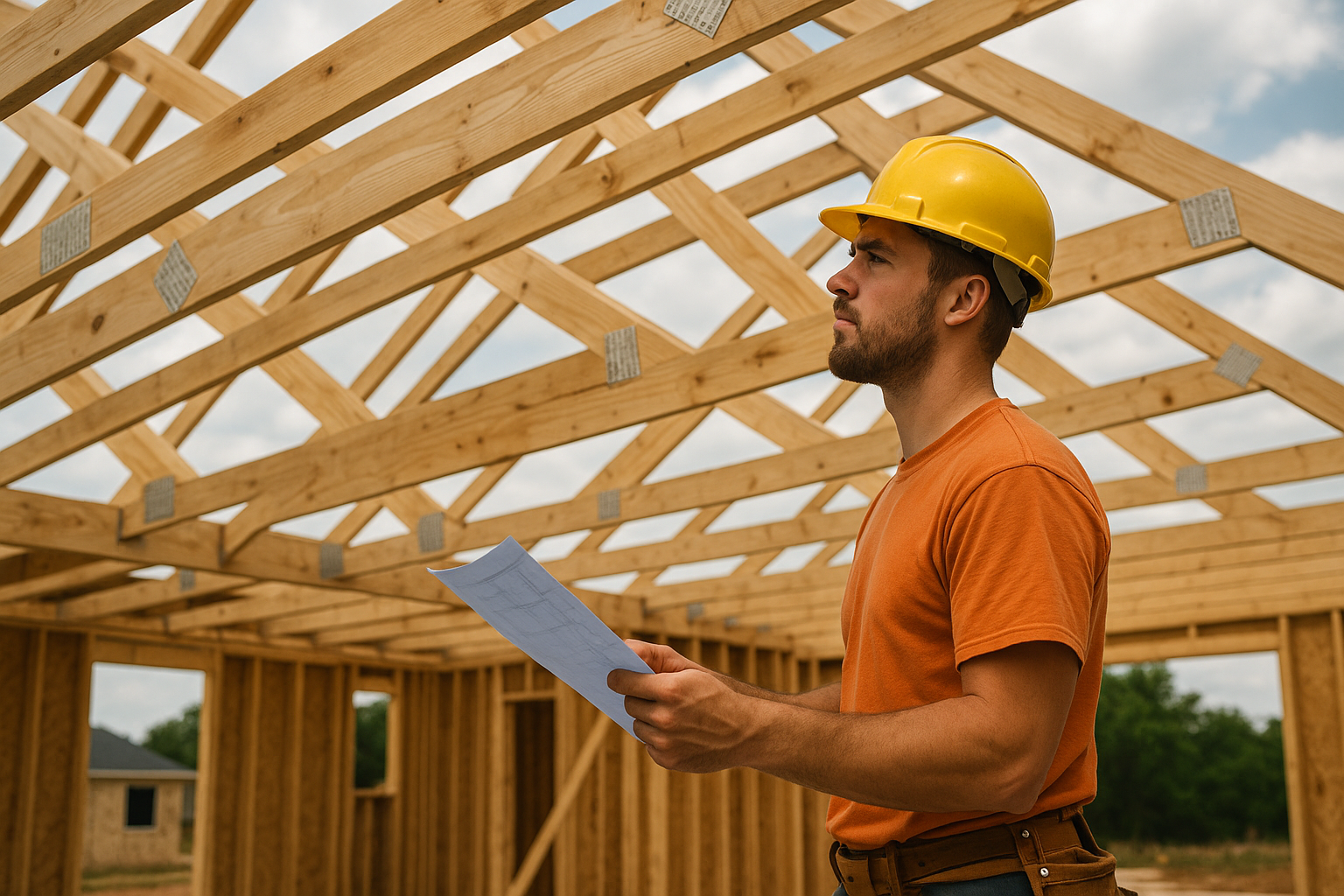 What Austin Builders Look for in Roof Trusses